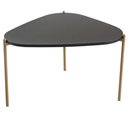 Ver imagem 1 de Mesa de Centro Alta Base Dourada - Nero