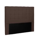 Ver imagem 1 de Cabeceira Verona Cama Box King 195 Cm Café