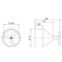 Ver imagem 3 de Acabamento para Registro Docol Base 1/2" À 1" Linha Pertutti Chrome