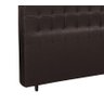 Cabeceira Dama New Plus Queen 1600mm Pvc Cacau - Simbal - 2