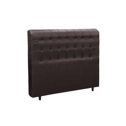 Cabeceira Dama New Plus Queen 1600mm Pvc Cacau - Simbal