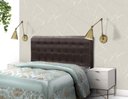 Ver imagem 3 de Cabeceira Dama New Plus Queen 1600mm Pvc Cacau - Simbal