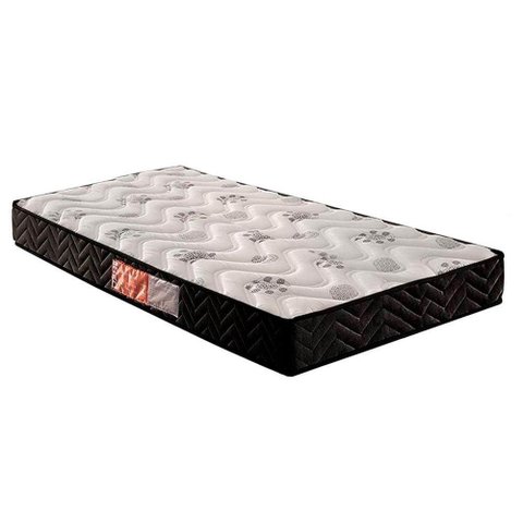 Colchão Solteiro Paropas Espuma D45 Pasquale Black (88x188x20) - 