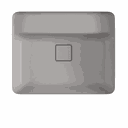 Ver imagem 3 de Cuba Retangular de Embutir com Mesa 50cm Slim Soft Antracite - Deca Deca Metais
