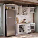 Ver imagem 3 de Cozinha Modulada 5 Peças 3 Aéreo 1 Balcão com Tampo 1 Kit Lateral Marselha CabeCasa MadeiraOriginals