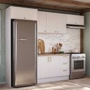 Ver imagem 2 de Cozinha Completa Planejada MDF 4 Peças com Tampo Marselha Branca CabeCasa MadeiraOriginals