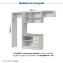 Ver imagem 6 de Cozinha Modulada 5 Peças 3 Aéreo 1 Balcão com Tampo 1 Kit Lateral Marselha CabeCasa MadeiraOriginals