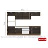 Cozinha Completa 7 peças Vicenza Glamy Madesa - 5