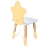 Cadeira Infantil de Madeira Estrela - Amarelo Claro - 2