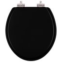 Ver imagem 1 de Assento Sanitário Poliester Soft Close Spot Ébano (preto) para Bacia Deca