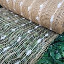 Ver imagem 3 de Kit 2 Telas Decorativa Fita Natal Malha Tule Sisal Flocos de Algodão 26cm X 5 Metros – Magizi