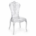Ver mais imagens de Cadeira de Jantar Polipropileno Transparente/Cristal Belle
