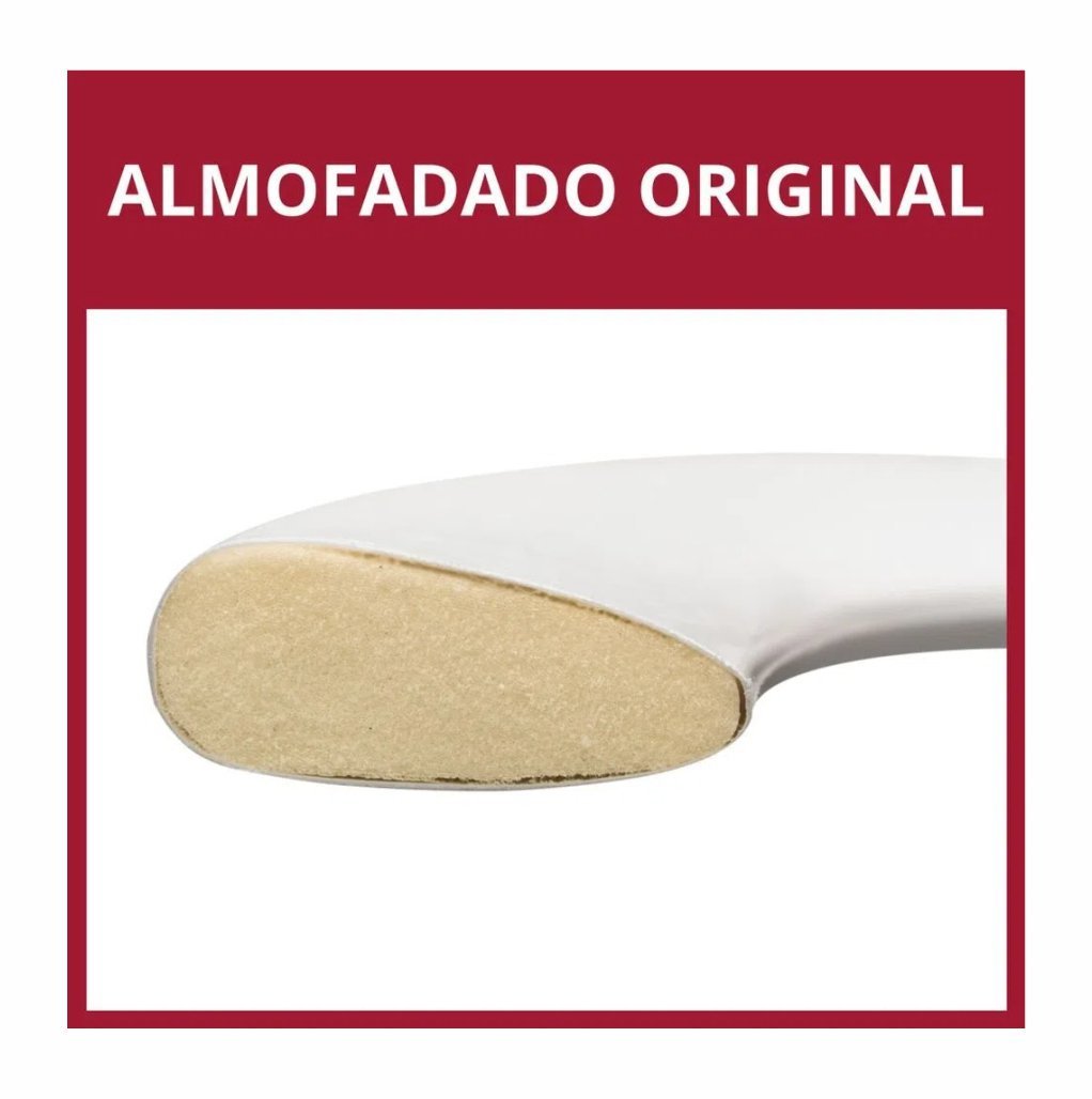 Assento Sanitário Almofadado Oval Decorado Branco Onda Astra TPK2/D - 6