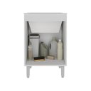 Ver imagem 5 de Tanque de Lavanderia com Gabinete 45L de Mármore para Lavar Roupas 2 Portas T00D601 Branco - Ozini