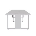 Ver imagem 5 de Mesa de Escritório Plataforma 4 Pessoas 2,70m Cz Pés Metal Cor:cinza