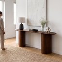Ver imagem 4 de Aparador em Lâmina de Madeira Tauari com Design Orgânico Wave Oona Design Castanho