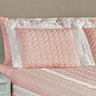 Kit Colcha Madalene Queen Micropercal 200 Fios 5 Peças - Rosê - 2