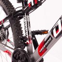 Ver imagem 2 de Bicicleta Aro 26 Dropp X Freeride 21 Marchas Aros Jumpmax DH Freio a Disco:Preto/Cinza-Vermelho