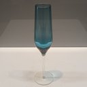 Ver imagem 2 de Jogo 2 Peças Taça de Vidro 195ml Azul 26x7x7cm Vinho Água Espumante Champagne
