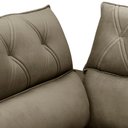 Ver imagem 5 de Sofá 3 Lugares Retrátil Reclinável Chaise Esquerdo 258cm Bergen F04 Veludo Amêndoa - Lyam Decor