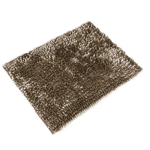 Tapete Macio 45 Cm X 65 Cm Bouclê Paris Antiderrapante - Bege