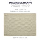 Ver imagem 2 de Jogo Toalha de Banho e Rosto 100% Algodão Paris 5 Peças Nude
