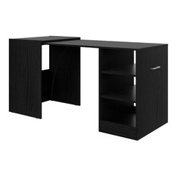 Aparador com Mesa Dobrável Cantinho do Café Ibiza Multimóveis Preto - 5