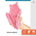 Ver imagem 3 de Prato Infantil Silicone 3 Divisórias Alimentação C/ Ventosa Rosa