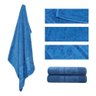 Kit 2 Toalhas de Banho Gigante Banhão Algodão Alta Absorção - Azul - 2