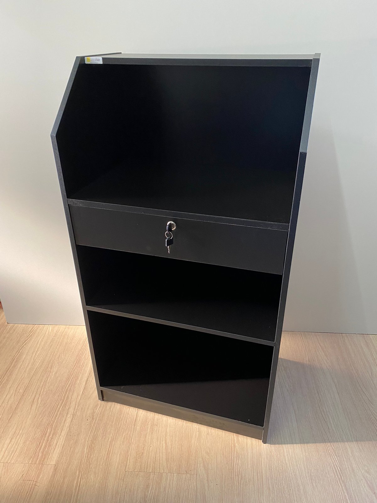 Balcão Caixa Preto 60cm 100%mdf (atendimento, Loja, Valet) - 4