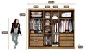 Ver imagem 5 de Guarda-Roupa Livorno 8 Gavetas sem Espelho Cumaru Novo Horizonte