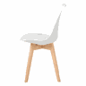 Cadeira Leda Branca - Charles Eames Wood com Almofada - 3