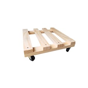 Kit 4 Carrinho Suporte com Rodas para Vaso Planta Giratório