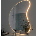 Ver imagem 3 de Espelho Led Quente Orgânico Luz Iluminação Atrás Indireta Botão Touch Screen 72x50