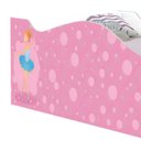 Ver imagem 3 de Cama Infantil Bailarina Solteiro com Adesivo Vinil MDF Branco Casah