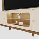 Ver imagem 3 de Estante Home Maceió Off White/amendoa