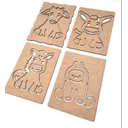 Ver imagem 3 de Brinquedo Educativo Fazendinha Montessori Mdf + Caixa 14 Peç