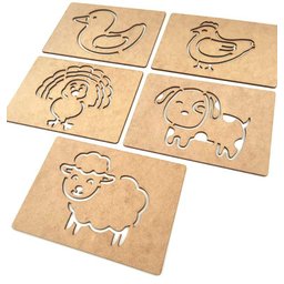 Brinquedo Educativo Fazendinha Montessori Mdf + Caixa 14 Peç - 4