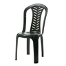 Cadeira Plástica Resistente Alta Qualidade Reforçada Preta Festa e Eventos Aluguel - 1