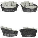 Ver imagem 5 de Chaise Hungria Pintura Marrom Corda Náutica E3 Trama Preto