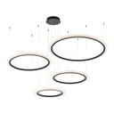 Ver imagem 1 de Lustre Pendente Astraled Aspectral Pl-9741 Preto Led Bivolt Preto Pl-9741