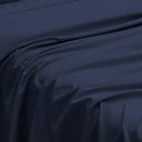 Ver imagem 3 de Jogo Cama Lençol Casa Scarpa Loren King Bordado Inglês Micro Percal 300 Fios 4 Peças - Azul Jeans