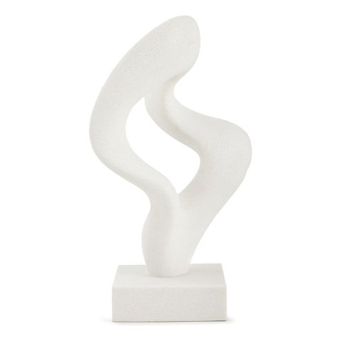 Decoração Escultura Poliresina Branca Mart 18776