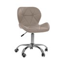 Ver imagem 5 de Kit 4 Cadeiras Office Eiffel Slim Giratória Base Cromada com Rodízios e Ajuste de Altura