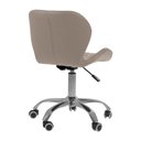 Ver imagem 7 de Kit 4 Cadeiras Office Eiffel Slim Giratória Base Cromada com Rodízios e Ajuste de Altura