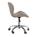 Ver imagem 6 de Kit 4 Cadeiras Office Eiffel Slim Giratória Base Cromada com Rodízios e Ajuste de Altura