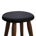 Ver imagem 4 de Kit C/ 4 Capas de Banqueta/banco Impermeável C/ Elástico Preto