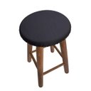 Ver imagem 3 de Kit C/ 4 Capas de Banqueta/banco Impermeável C/ Elástico Preto