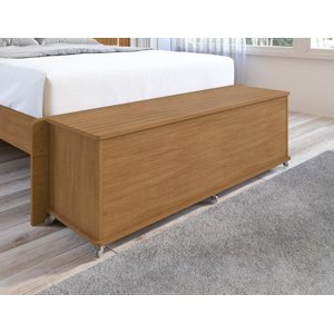 Baú Banco Luca Porta Itens Cedro