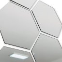 Ver imagem 2 de Kit com 20 Espelhos Decorativos Adesivos em Formato de Hexágono. Versatilidade para a Sua Decoração